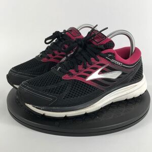 Brooks Addiction 13 Black/Pink Running Shoes 1202532B070 Women’s Size 7 2E